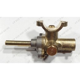 Газовый кран в сборе с жиклером - 49 ГМГ2.00-04 для плиты Гефест