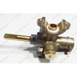 Газовый кран в сборе с жиклером - 56 1445-39.000-23 для плиты Гефест