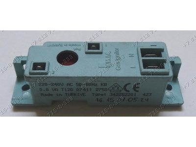Генератор поджига 220-240V 50-60Hz 090646 type 342252201 2 контакта плиты Electrolux, Gorenje