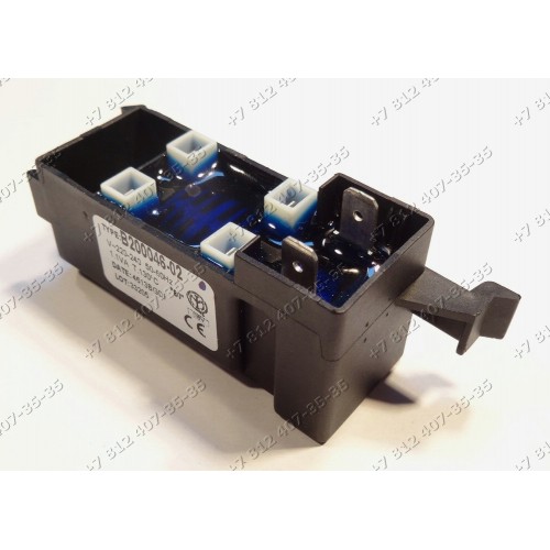 Генератор поджига B200046-02 220-240V 50-60Hz 4 контакта без заземления плиты Indesit Ariston A5GG1FXEX, A5MSH2EWEX