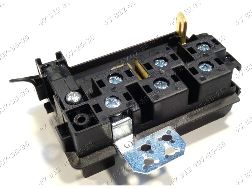 Трехфазный клеммник для плиты Ariston 7OH637C.1IXRU/HA, 7OH837C.1IXRU ...