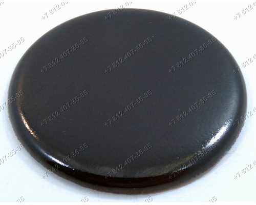 Крышка рассекателя черная для плиты Ariston Indesit A2030, C067GP(X), C970G(C), G540G3.3