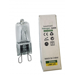Лампочка духовки галогеновая G9 40W 300C 230V Lightsource Safety&Reliable универсальная