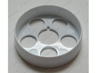 Белый диск ручки для плиты Дарина ПГ50 00 021