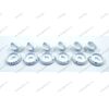 Комплект белых ручек 6 штук для газовой плиты Gefest 1100, 3100, 1100-00 1100-02 1100-01 и т.д.