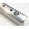 Ручка дверцы L-558 мм между отверстиями 520 мм серебристая для духовки Electrolux