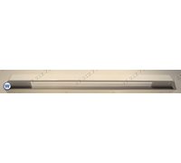 Ручка дверцы духовки E452 белая общая длина 57,5 см расстояние между отверстиями 48 см для плиты Hansa