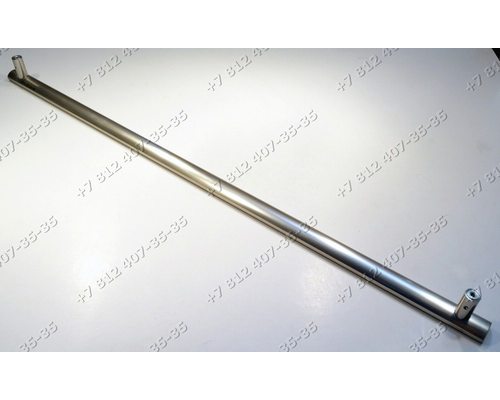 Ручка дверцы ZUB731 металлическая расстояние между отверстиями 654 мм, L-703 мм духовки Kuppersbusch