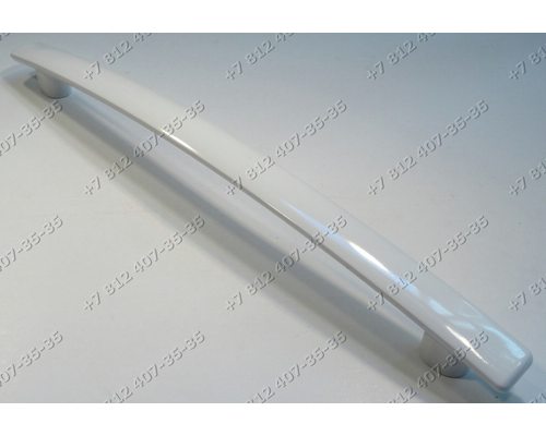 Ручка дверцы серебристая, 407/340 мм для духовки Gorenje 850922