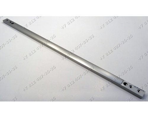 Ручка дверцы серебро металлическая 525 мм для духовки Gorenje 422654