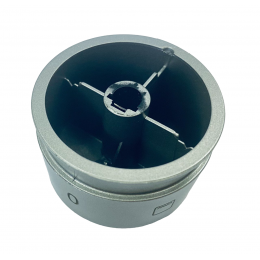 Ручка управления духовкой серебро для плиты Hansa FCMX68021, KBE640X