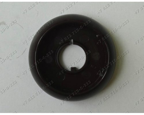 Диск ручки (воротник ручки) круглый коричневый плиты Гефест 3200-06