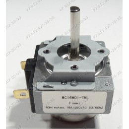 Таймер MC16W01-TML, 60 минут, 16A для плит, духовок, скороварок и т.д. 