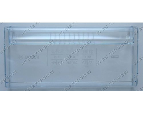 Панель морозильной камеры холодильника Bosch KGV36Z46/03 KGV36X48/01 KGV39XK23R/03