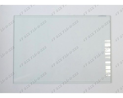Полка стеклянная без обрамления для холодильника Beko DSK28000