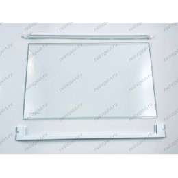 Полка в сборе с передним и задним обрамлением для холодильника Electrolux QR2240W, ERE3000, ERE3600X