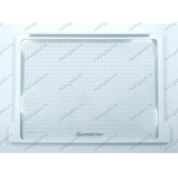 Стеклянная полка в сборе с обрамлением для холодильника Ariston Indesit BCS313V