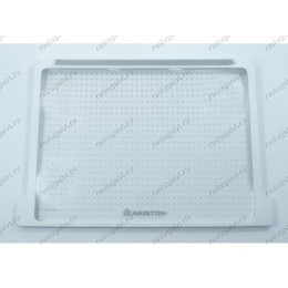 Стеклянная полка с направляющими и с обрамлением для холодильника Ariston Indesit BCS313V C00097048