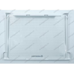 Стеклянная полка с направляющими и с обрамлением для холодильника Ariston Indesit BCS313V C00097048