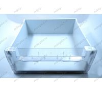 Ящик для морозильной камеры средний для холодильника Indesit, Ariston 414*386*160 мм пластиковый корпус