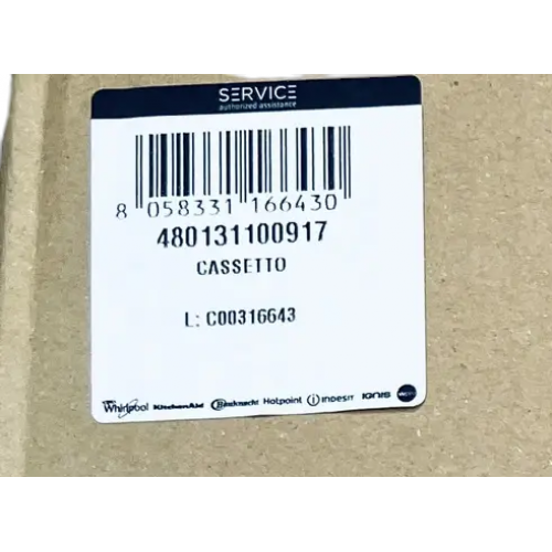 Ящик холодильной камеры нижний для холодильника Whirlpool SIDE BY SIDE 480131100917