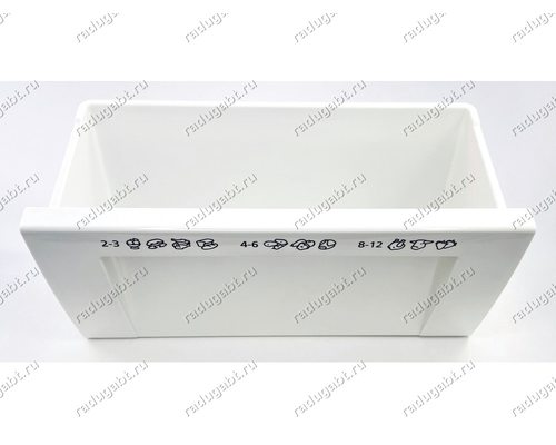 Ящик морозильной камеры нижний для холодильника Whirlpool LPR255, LPR273, 410*205*195 мм (Ш*Г*В)