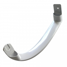 Ручка двери холодильника Beko CHE40000, DNE47080, DSE45080 и т.д. 481133 - 4323290100 - 275 мм верхняя
