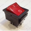 Клавиша включения широкая 2 положения 4 контакта KCD2 15A 250V
