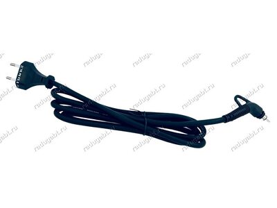 Поворотный шнур для плойки, утюжка, фена Redmond 45 гр, 2.5A 250V длина 1,6метра разъем D=7,5 мм H=13 мм
