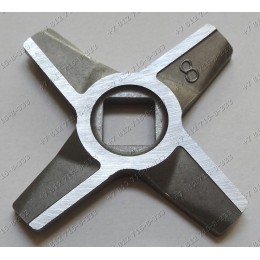 Нож для мясорубки Zelmer и Bosch №8 двусторонний тип 886.84 986.87 986.85 986.86 987.86 1000.88 1200.82 986.80 987.80 986.84 886.8 и т.д. ОРИГИНАЛ!