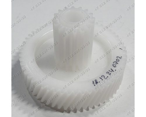 Шестеренка (54/ зубьев и 16 зубьев диаметры 50 мм и 17 мм) для мясорубок Elenberg, Panasonic