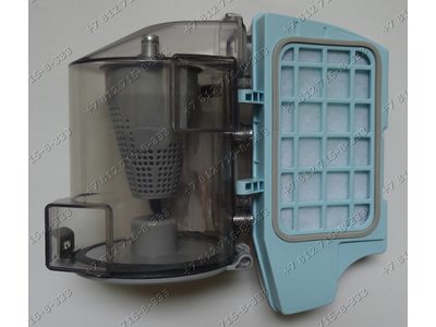 Контейнер для пыли в сборе с фильтром для пылесоса LG VK72101R, VK72101RU, VK72102HU, VK72103HU, VK72104HU