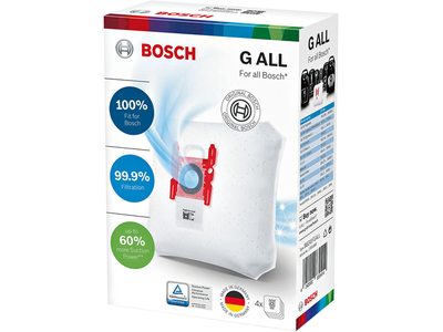 Комплект пылесборников для пылесоса Bosch, Siemens G ALL BBZ41FGALL - микрофибра, оригинал - из 4 штук!