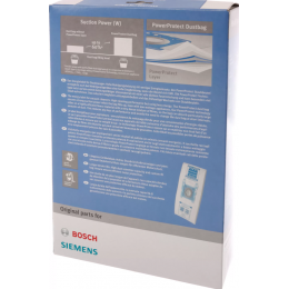 Мешки для пылесоса Bosch, Siemens Type G ALL PLUS VZ51FGALL - микрофибра, увеличенного объема, оригинал - комплект из 5 штук!