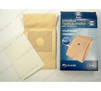 Комплект мешков-пылесборников для пылесоса Daewoo, Clatronic D-01