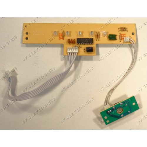 Плата индикации в сборе с потенциометром для пылесоса Redmond RV-310 RV310