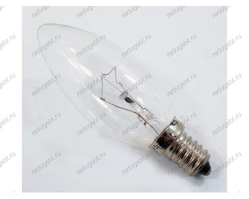 Лампочка E14 40W D-35 мм, длина общая 98 мм для вытяжки Cata TF5260/C Inox