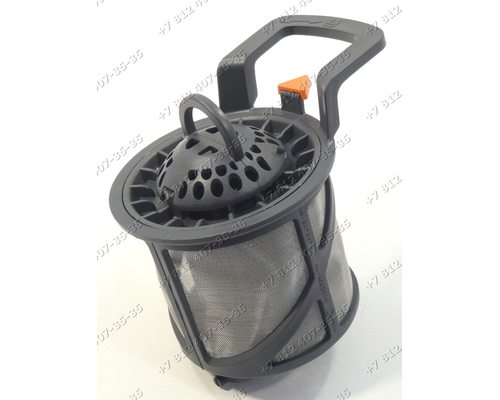 Фильтр сливной для посудомоечной машины Electrolux, Zanussi, AEG - H 110 мм, D 79 мм