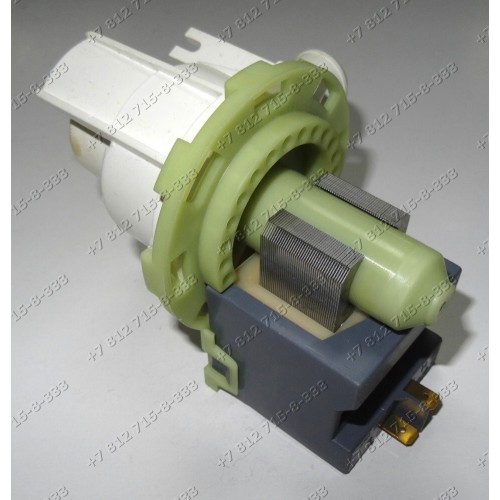 Насос сливной для посудомоечной машины Indesit, Ariston в сборе C00044712 (C00041100) Plaset Cod. 54036 (Askoll Cod. 16000344400)