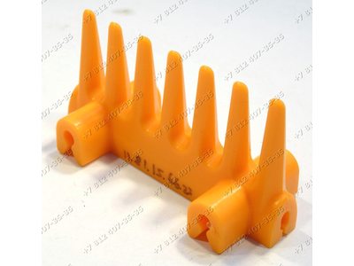 Вставки в верхнюю корзину оранжевые резиновые для посудомоечной машины Gorenje GV55111 571917/01