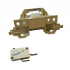 Замок двери посудомоечной машины Hansa ZWM6577WH, ZWM654WH - 1030912 - 6064100600 с микровыключателем