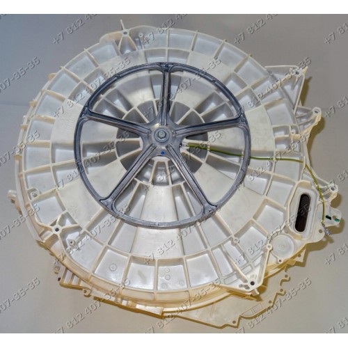 Бак в сборе cтиральной машины Ariston, Whirlpool AWOE9120, AWOE9202, AWOE92025, AWOE9558WP
