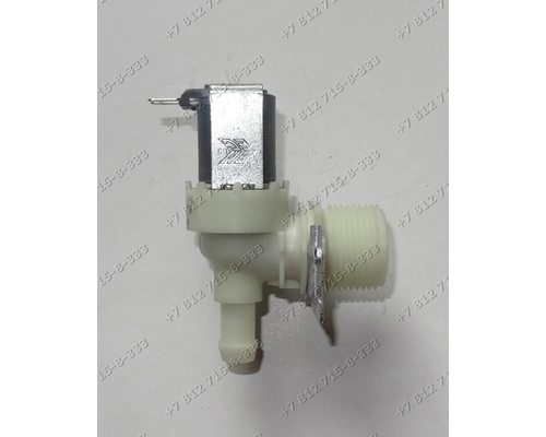 Одинарный электромагнитный клапан для стиральной машины Bosch WFB1604BY/01 Indesit WG625PEX
