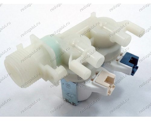 Клапан электромагнитный двойной для стиральной машины Ariston, Indesit, Whirlpool C00110333 - ОРИГИНАЛ!