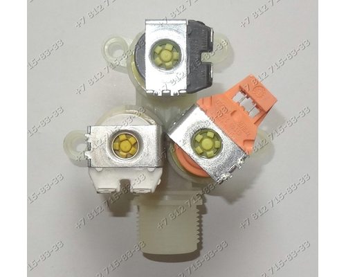 Тройной клапан для стиральной машины Electrolux EWF1086 EW1077F (914002718-00) EWF1286 914003211-00