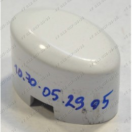 Белая клавиша панели стиральной машины Indesit W84TXEXBG WS105TXEX (80233560130)