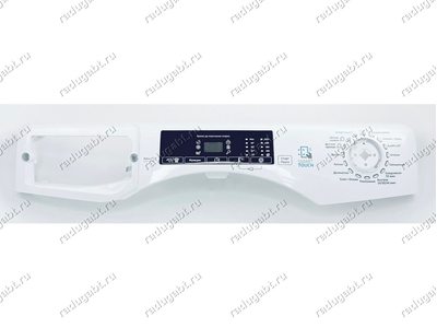 Передняя панель - панель управления в сборе с сенсором белая для стиральной машины Candy 43005600, 41044629