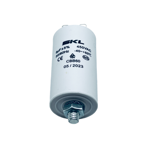 Конденсатор 8uF 450V для стиральной машины - универсальный - SKL CAP514UN