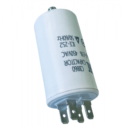 Конденсатор 10uF 450V для стиральной машины - универсальный - CBB60 CAPACITOR