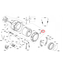 Винт дефлектора для стиральной машины BOSCH 00962436 (00612250)